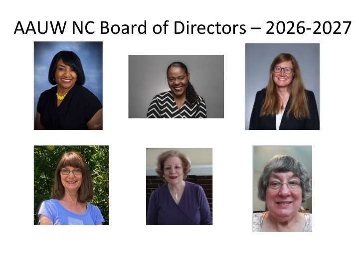 AAUW NC Board of Directors - 2026-2027